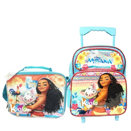 lunchbag Disney Moana 12/" Backpack Roller Small Backpack Moana Rolling Backpack